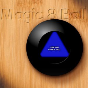Magic 8 Ball, Online: A CSS Experiment, Tom Hinson Design, Atlanta