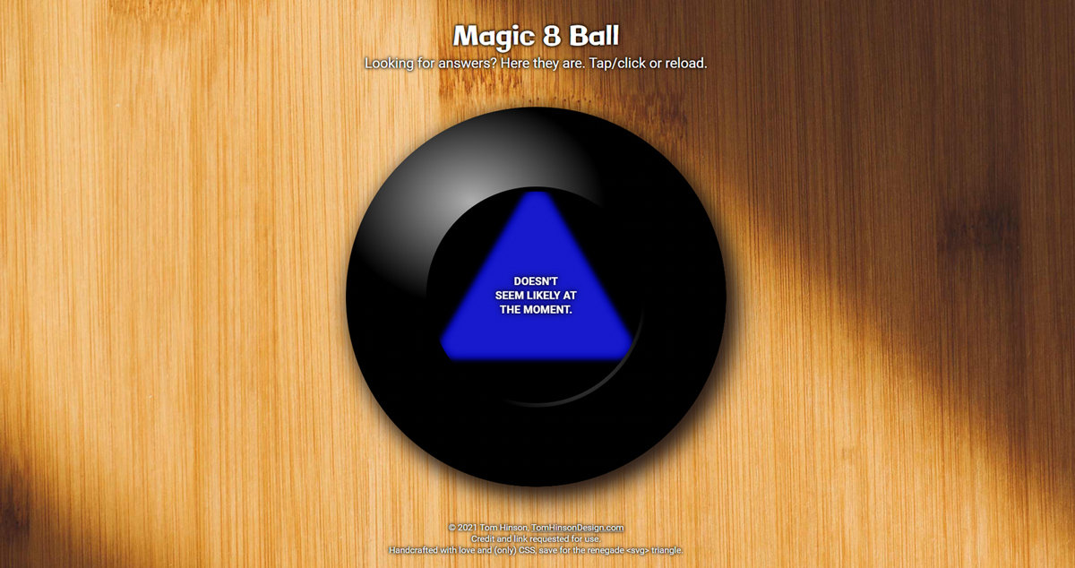 Online Magic 8 Ball
